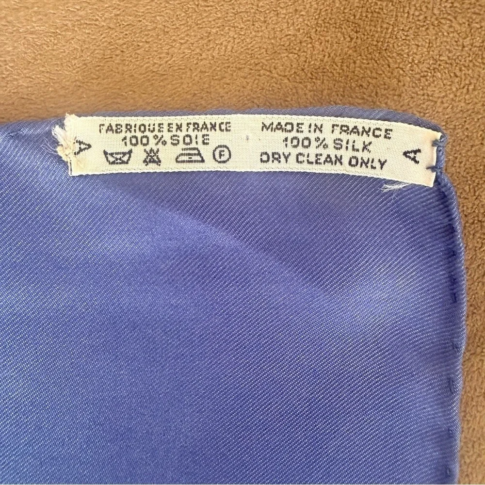 Hermes Brides de Gala 100% Silk Scarf in Blue